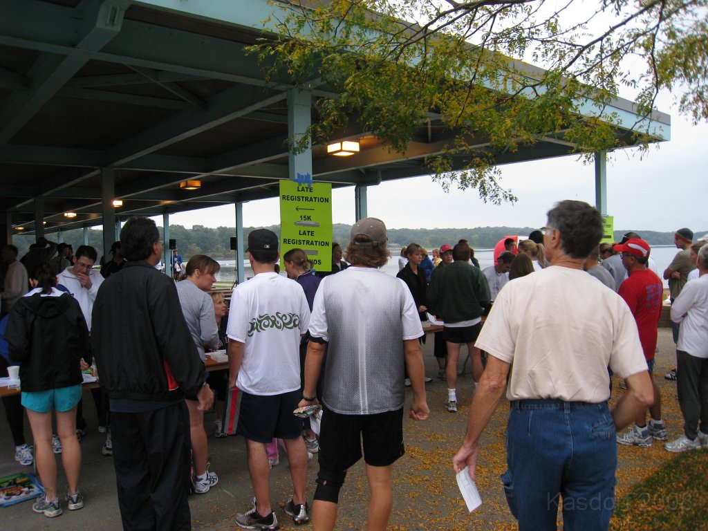 Kensington Challenge 15K 2008-09 002.jpg - The Kensington Challenge 15K September 27, 2008. Run in Kensington Metro Park outside of Milford Michigan. Cool and overcast day, great for a run around the lake.
